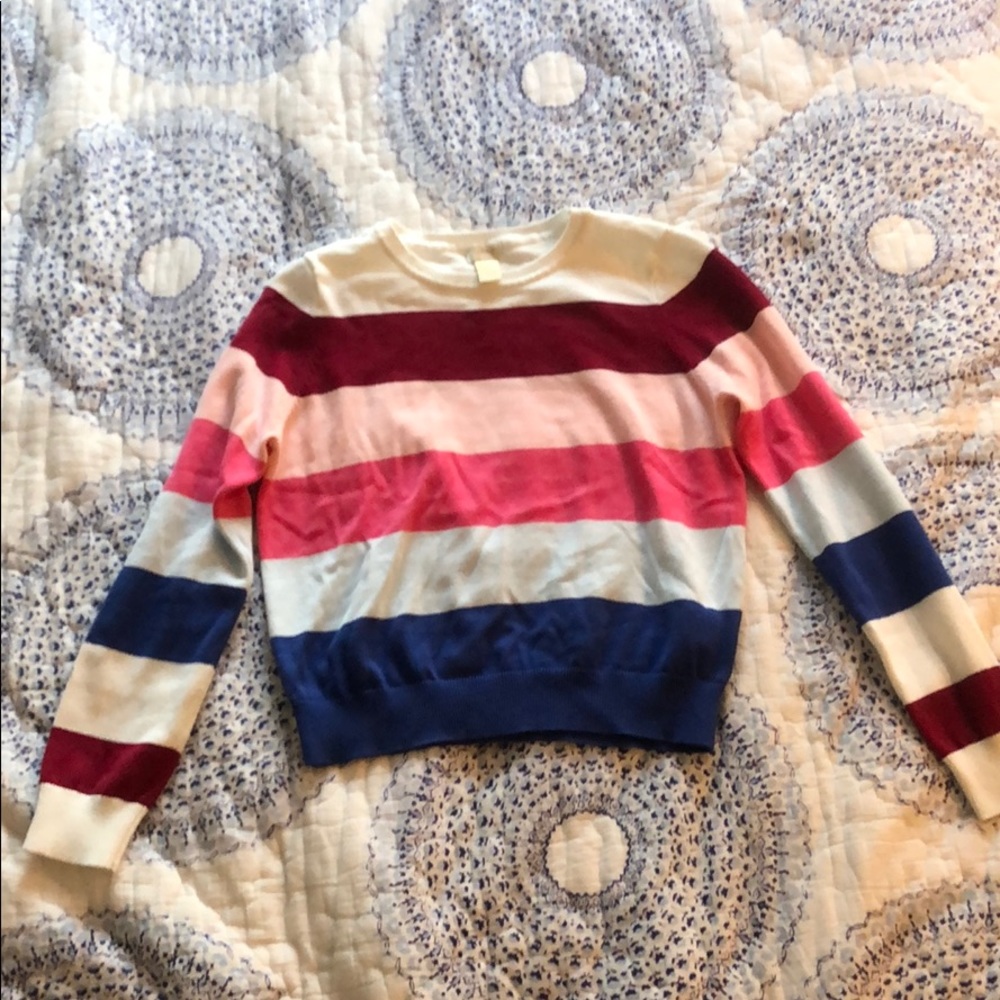 girls forever 21 stripped sweater